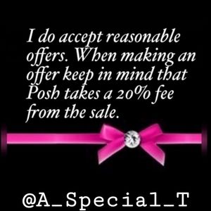 REASONABLE OFFERS ACCEPTED